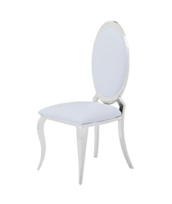 Chaise Diamond simili cuir Argent une grave pollution 