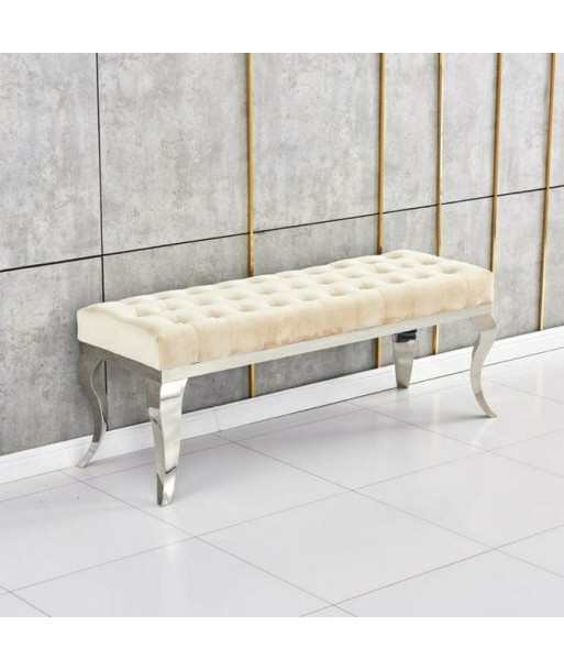 Banquette Nansouty Argent velours Beige prix