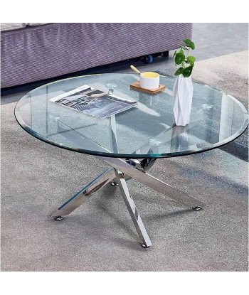 Table basse Victoire Argent Verre trempé pour bénéficier 