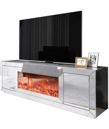 Meuble TV cheminée avec tiroirs 50-70% off 