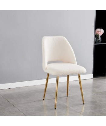 Chaise Tivoli Or Laine blanc pour bénéficier 