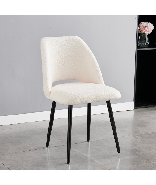 Chaise Tivoli Noir Laine blanc prix