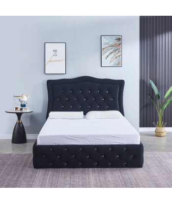 Cadre de lit Trend velours Noir acheter