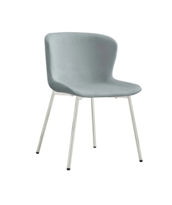 Chaise Elen  Argent velours Gris pour bénéficier 