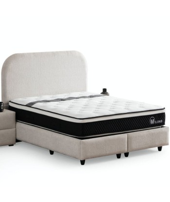 Lit Coffre Jade Blanc Cassé tissu chenille hantent personnes