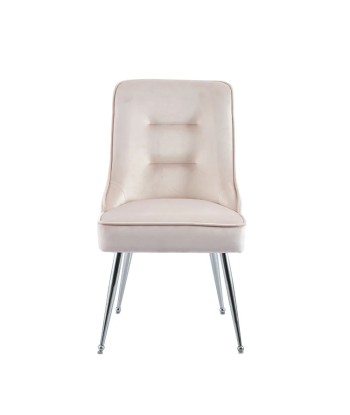 Chaise Zip Chrome velours rose pour bénéficier 