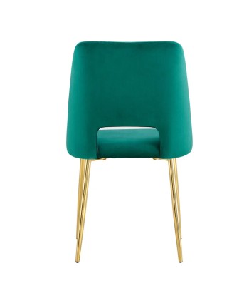 Chaise Ava Or velours Vert prix