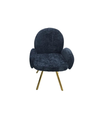 Chaise Mimi Or Velours Bleu Le MVP de beaucoup