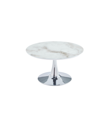 Table basse Rosa argent marbre hantent personnes